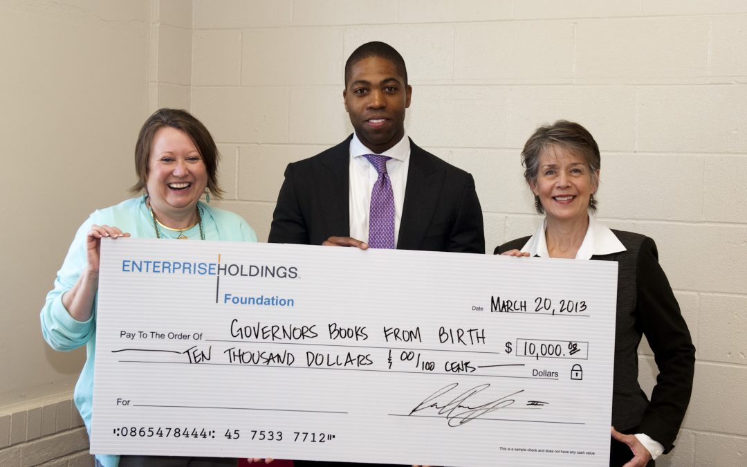 Enterprise Holdings Foundation Makes $10,000 Grant to Governor’s Books from Birth Foundation